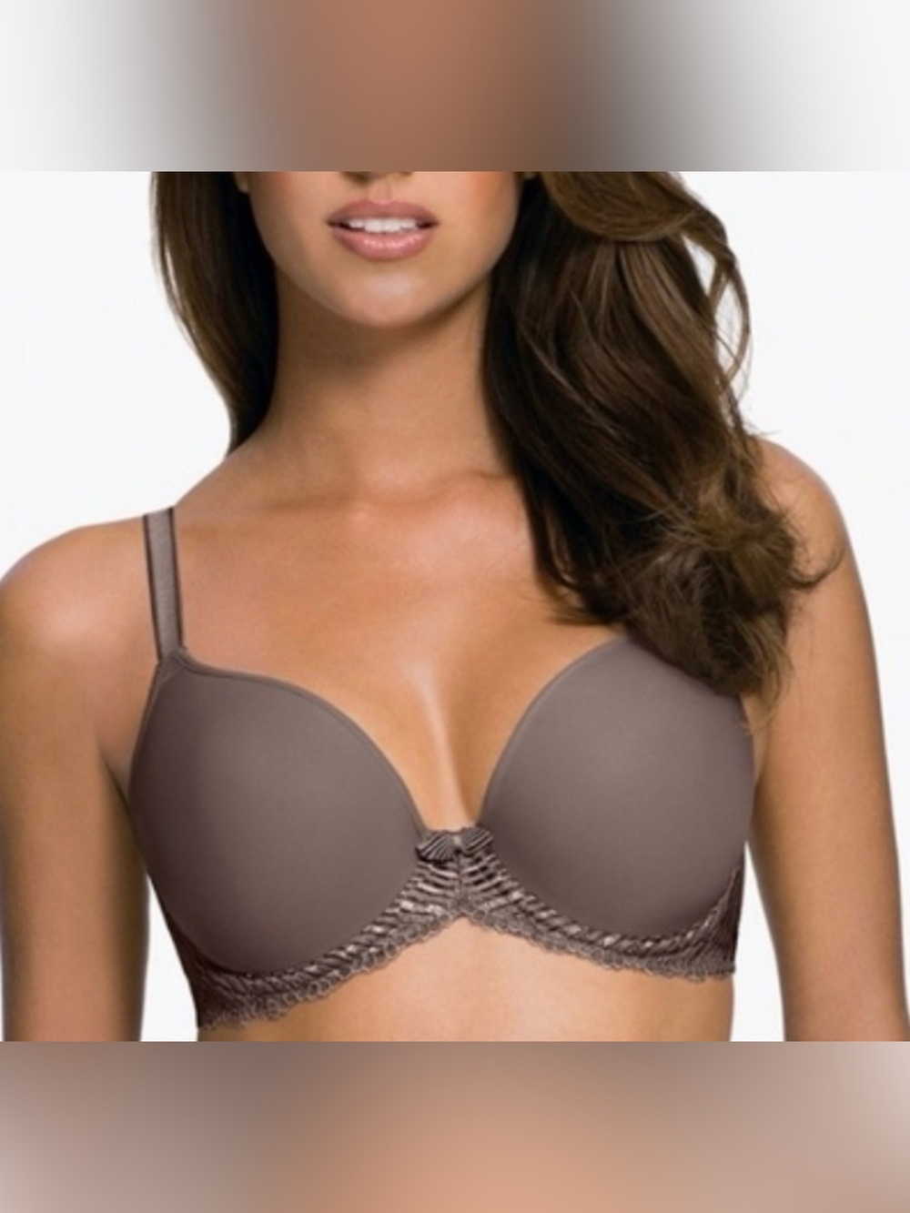 Wacoal La Femme Underwire T-shirt Bra Beige Lined 32DD 853117